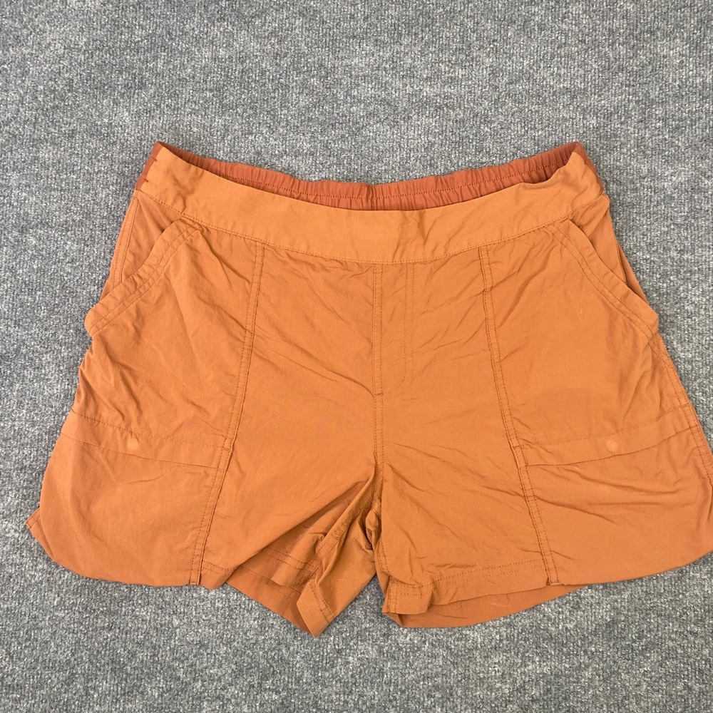 REI Co-op Savannah Trail Shorts Womens Large Orange Hiking Utility 148444
